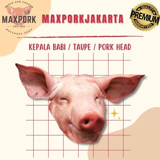 

Kepala Babi / Taupe / Pork Head Bersih