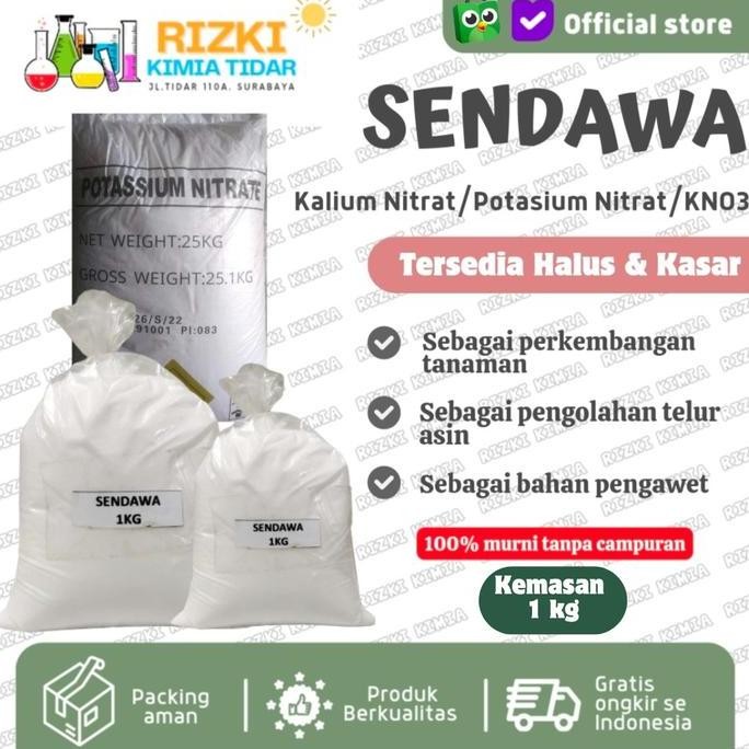 Promo Sendawa KNO3 Potasium Nitrate Kalium Nitrat Garam Sendowo Cendawa Kasar dan Halus COD