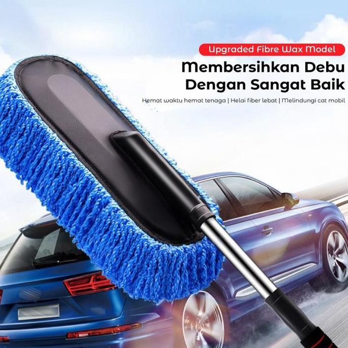 Kemoceng Mobil Microfiber Telescopie Besar / Pembersih Debu Anti Gore [terbaik]
