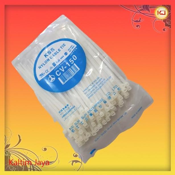 

:>:>:>:>] Kabel Ties Tis 15cm / 150mm KSS Cable 15 cm 150 mm Hitam Putih