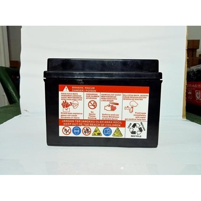 Aki Motor Honda Megapro Accu Mf Gtz5S Accu Kering Aki Mf Fitz5S