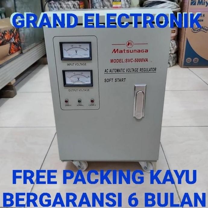 stabilizer listrik MATSUNAGA 5000wat 5000va 5000watt stavol