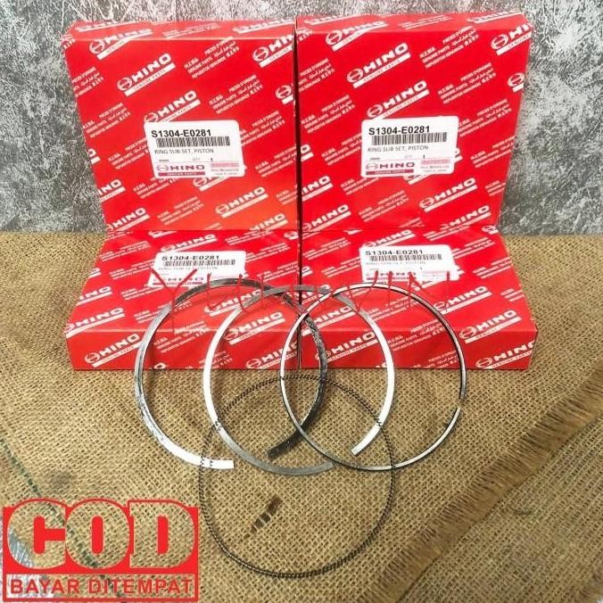 RING PISTON HT130 - RING SEHER HINO DUTRO 130HT HT130 SET