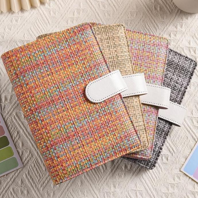 

Terlaris Binder Kulit Texture Linen Anyaman A6 6 Lubang Binder Jurnal Tabungan Organizer Uang Budgeting Keuangan