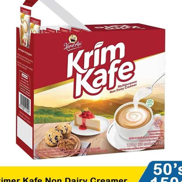 

Kapal Api Krim Kafe Non Dairy Creamer Krimer Minuman 150Gram