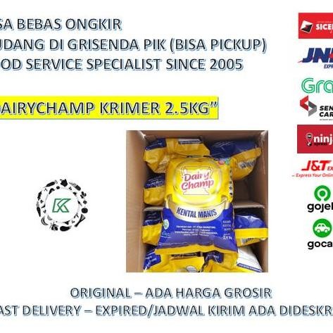 

Dairychamp Krimer Kental Manis 2.5Kg Skm Bantal Refill