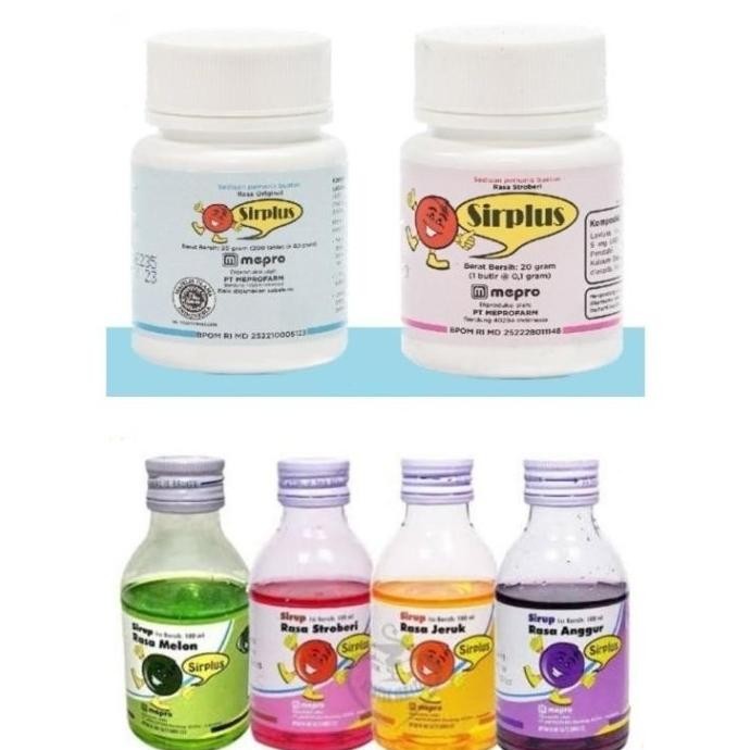 Sirplus Tablet Pot Isi 200 Tablet / Pemanis Obat Anak Puyer ND2