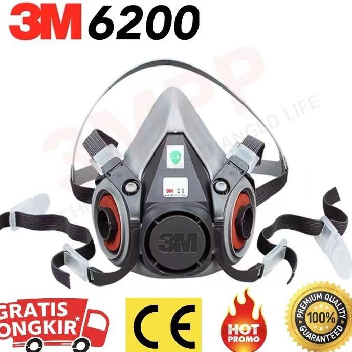 New 3M 6200 respirator half maskP ORI