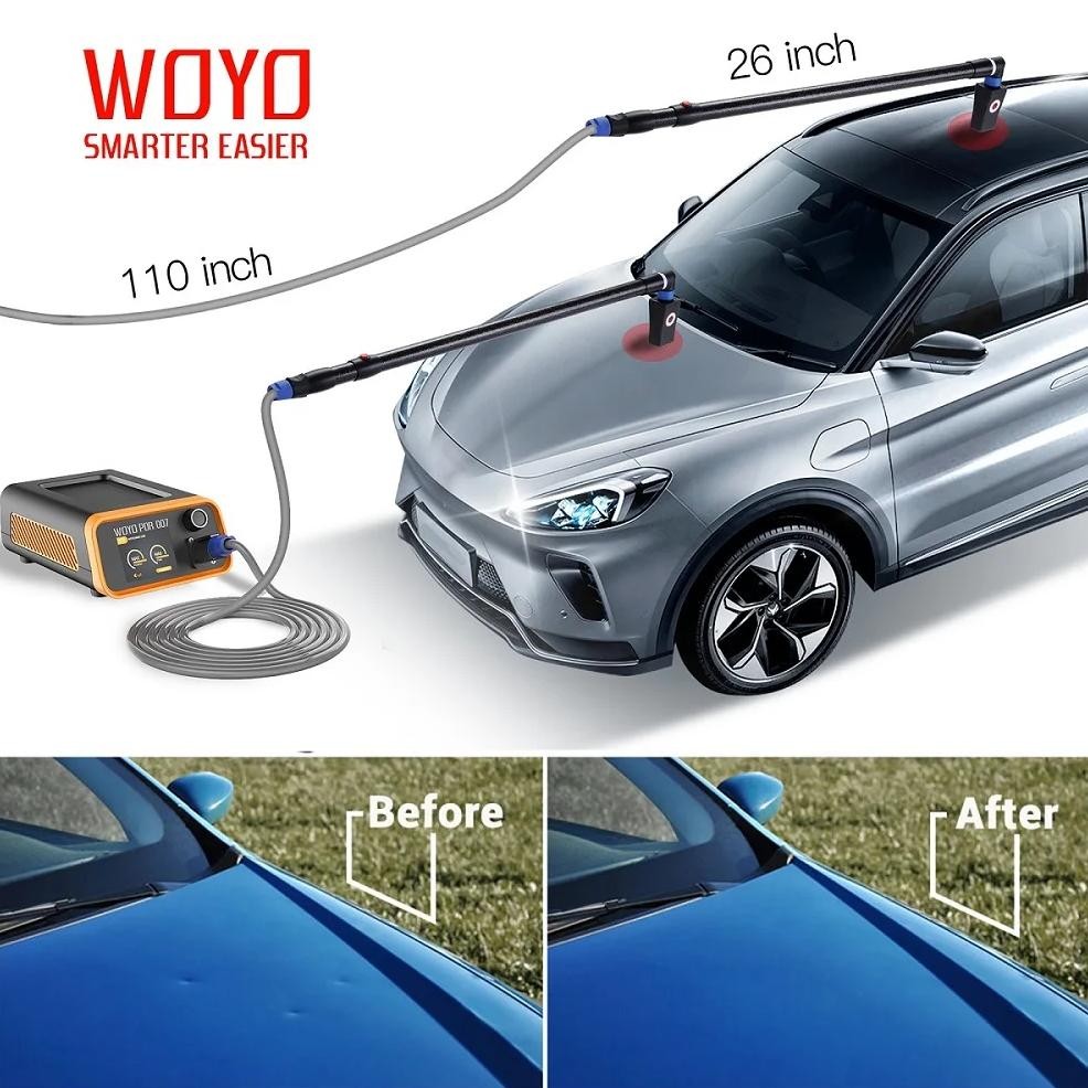 Car Body Repair Without Paint Dent Repair Tool Woyo Pdr007+Pole Pdr 007 And Pole Magnetic Induction 