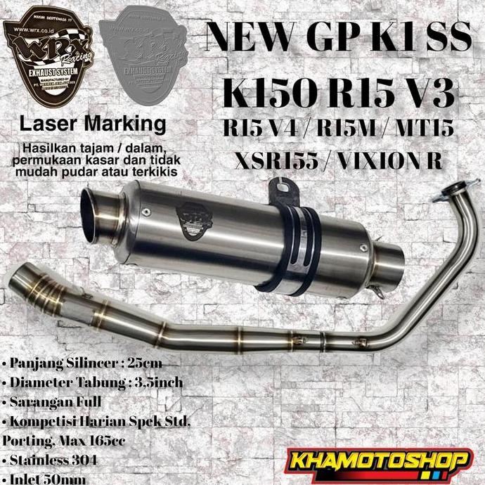 WRX NEW GP K1 SS K150 R15 V3 / R15 V4