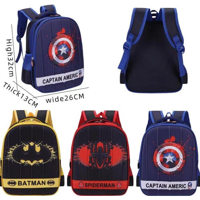 

Terjangkau Promo Ransel Sekolah Tk Karakter Anak Super Hero Body 3D Import