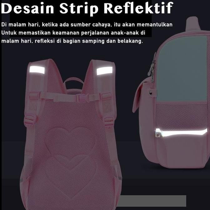 

Terjangkau Cod/ Tas Sekolah Import Anak Cewek Tk - Sd Kelas 1 2 3 4 5 6 Ransel School Bag/ Bahan Tahan Air Ringan /Lembut Dan Nyaman/Tas Punggung Unicorn Pita