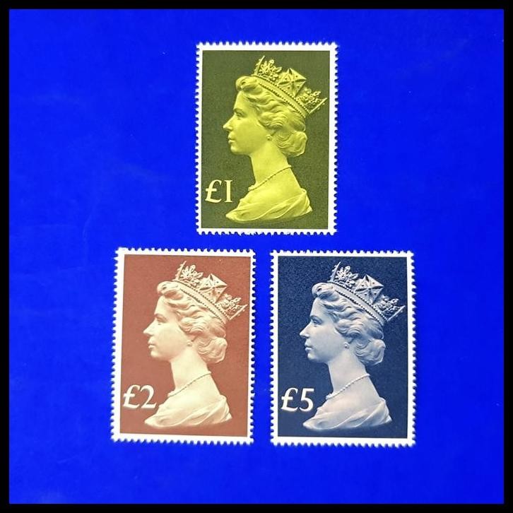 

TERMURAH PERANGKO/PRANGKO INGGRIS/GREAT BRITAIN : 1, 2 DAN 5 KONDISI MNH !