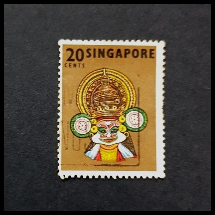 

HOT DEAL PRANGKO LUAR NEGERI. KHATAK KALI DANCE DARI SINGAPORE 1968. USED