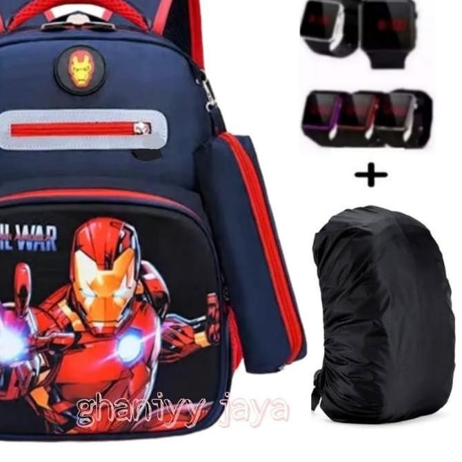 

Spesial Tas Anak Laki - Tas Sekolah Anak - Ransel Anak - Tas Anak Karakter (Bonus Jam & Raincover)