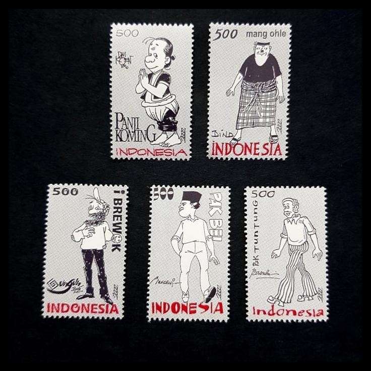 

BEST DEAL PRANGKO KARTUN PANJI KOMING, MANG OHLE, BREWK, PAK BEI, PAK TUNTUNG !!!!