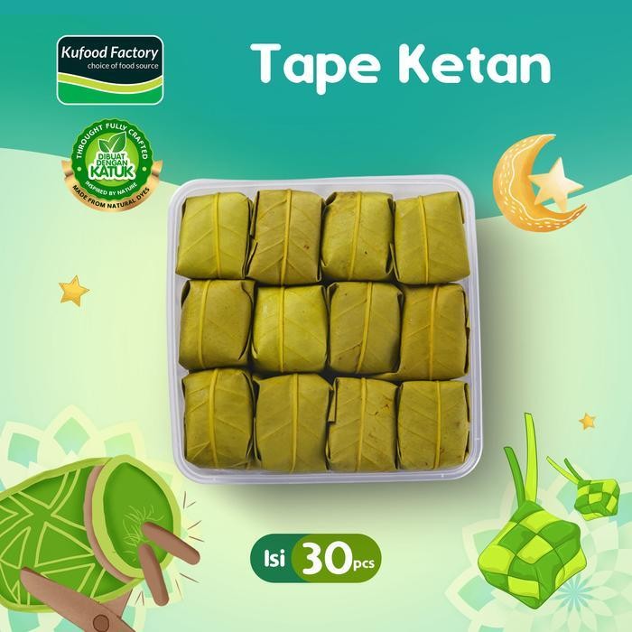 

Cri Tape Ketan Ciremai Isi 30 Fresh & Legit By Kufood Factory