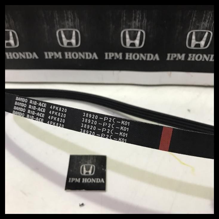 DISKON FANBELT 4PK 820 38920 P2C FAN BELT GENIO FERIO CITY Z CRV GEN1 BANDO 