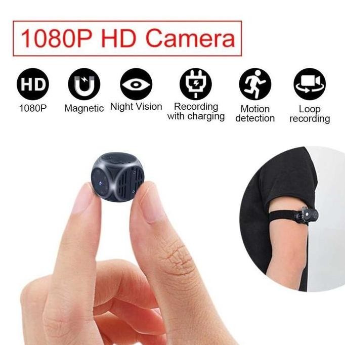 Cctv Super Mini Spy Camera Night Vision Sensor Gerak Kamera Pengintai