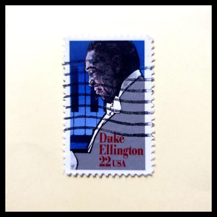 

BEST DEAL PRANGKO AMERIKA/USA. DUKE ELLINGTON PENCIPTA LAGU, PIANIS, DAN PEMIMPIN BAND JAZZ AMERIKA. 22 CENT. USED !!!!!