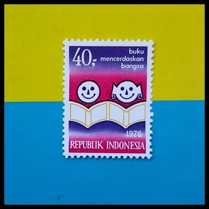 

BEST DEAL PRANGKO INDONESIA 1976. BUKU MENCERDASKAN BANGSA !!!
