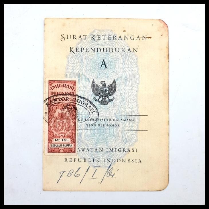 

BEST DEAL PRANGKO MET*RAI IMIGRASI RP 10,- SEPULUH RUPIAH !!!!