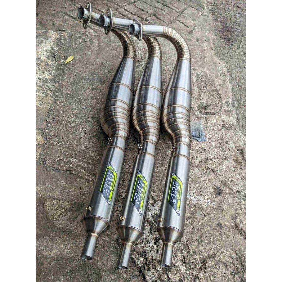 Knalpot Kolong Phyton RX King SMR Jogja Full Stainles