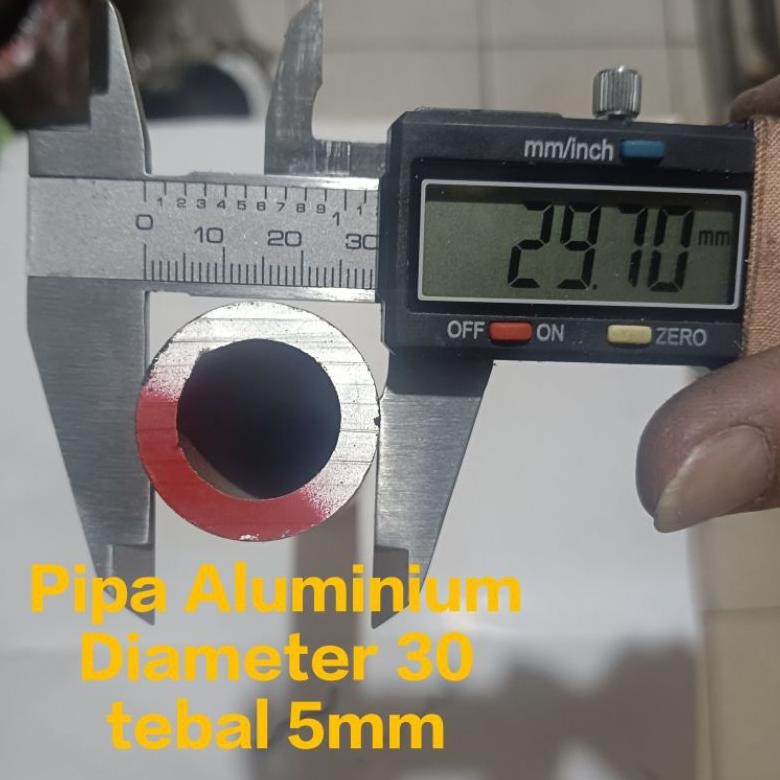 Pipa Aluminium od 30 x id 20 x 500