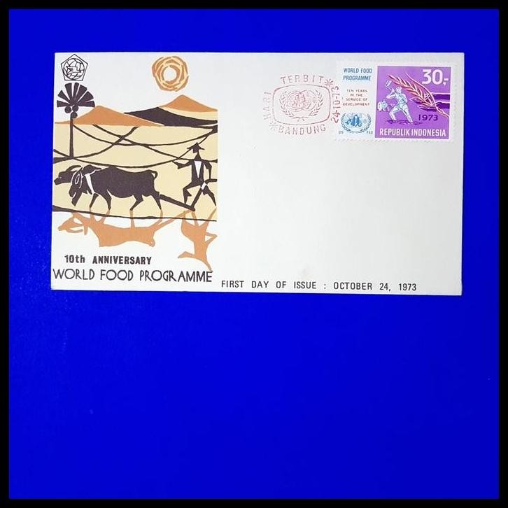 

GRATIS ONGKIR PRANGKO/PERANGKO INDONESIA. SHP 10TH WORLD FOOD PROGRAMME.1973 !