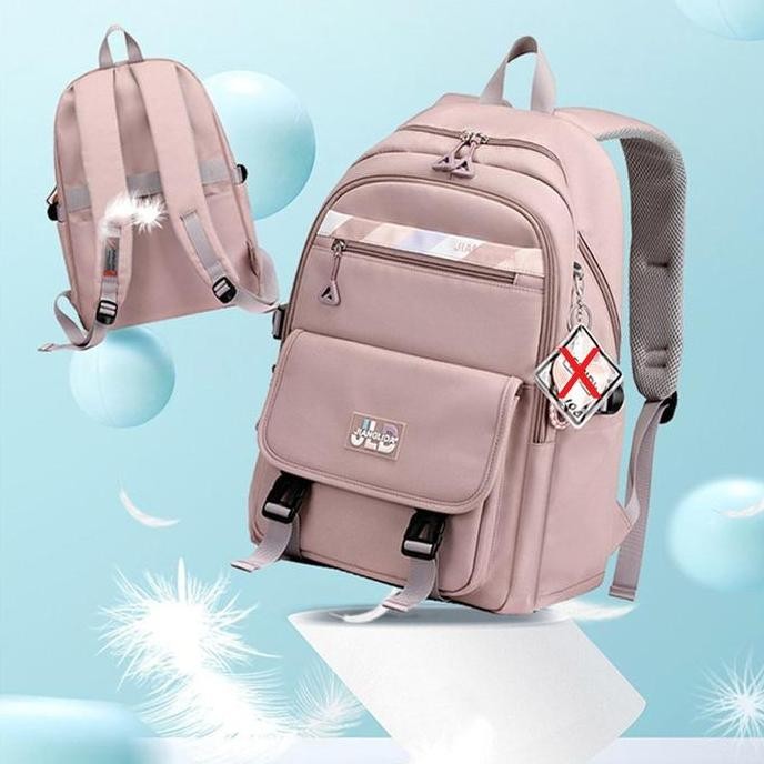 

Miliki Tas Sekolah Anak Sd Smp Sma Jlb Love Velcro Tutup 6In1 Premium Ransel Perempuan Terbaru Kekinian Cod Fashion