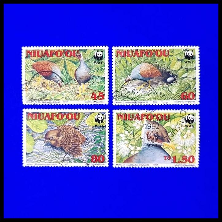 

HOT DEAL PRANGKO/PERANGKO WWF, BURUNG ~ MEGAPODIUS PRITCHARDII DARI NIUAFO'OU !!!!!!