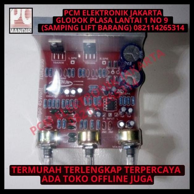 DISKON KIT POWER AMPLIFIER SPEAKER AKTIF ACTIVE STEREO MINI COMPO TDA2030 