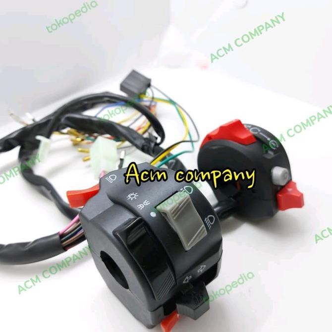 Saklar Set Kiri Kanan Ducati Hazard Vixion Rx King Tiger Fu Cbr Dll