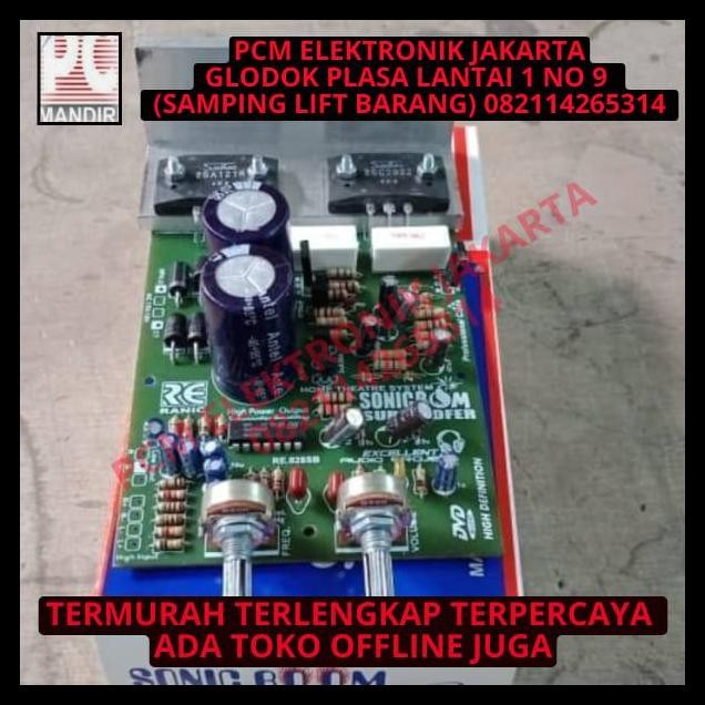 DISKON KIT POWER AMPLIFIER AKTIF SUBWOOFER SUBWOFER RANIC SONIC BOOM SANKEN !!