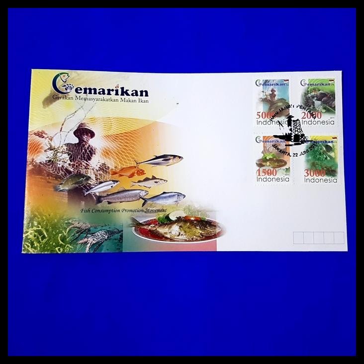 HOT DEAL PERANGKO/PRANGKO ISTIMEWA. SHP GERAKAN MEMASYARAKATKAN MAKAN IKAN 