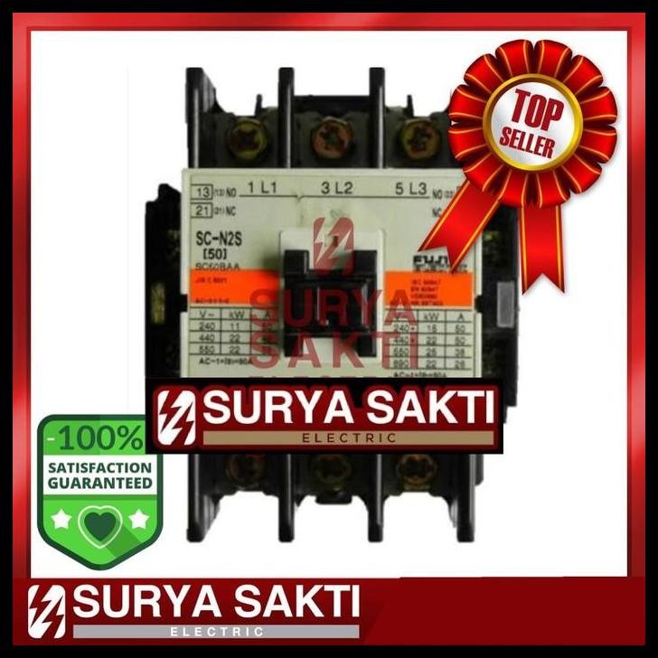 TERMURAH MAGNETIC CONTACTOR SCN 2S 220VAC SCN2S 
