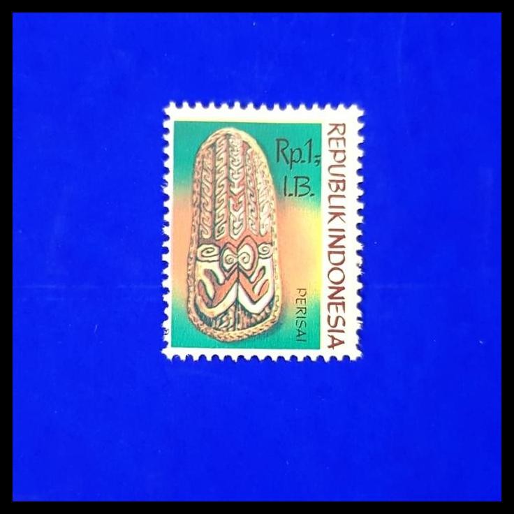 

DISKON PERANGKO/PRANGKO REPUBLIK INDONESIA~IRIAN BARAT. UKIRAN KAYU, TAMENG