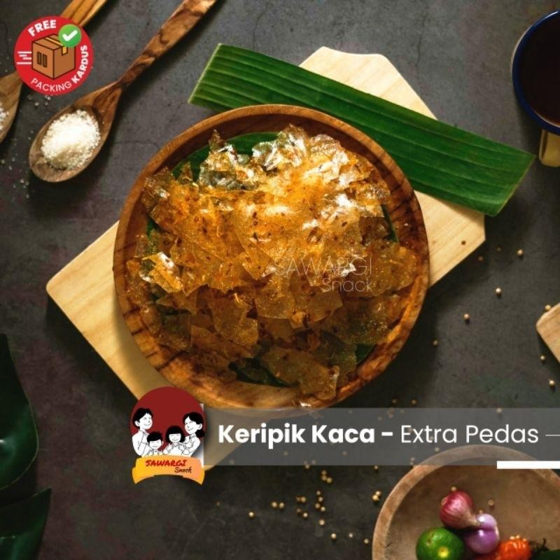 

Sawargi Snack - Keripik Kaca Premium 250G Renyah Pedas