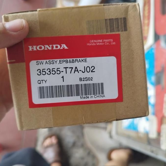 Switch Saklar Parkir Epb Electronic Brake Hold Honda Hrv Original