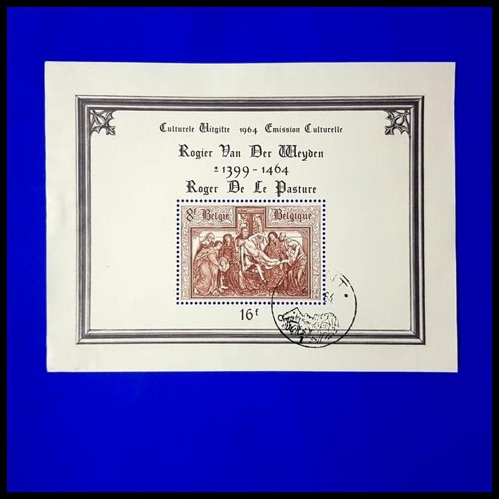 

HOT DEAL PRANGKO BELGIA 1964. DESCENT FROM THE CROSS. ROGER DE LA PASTURE 1464 !!!