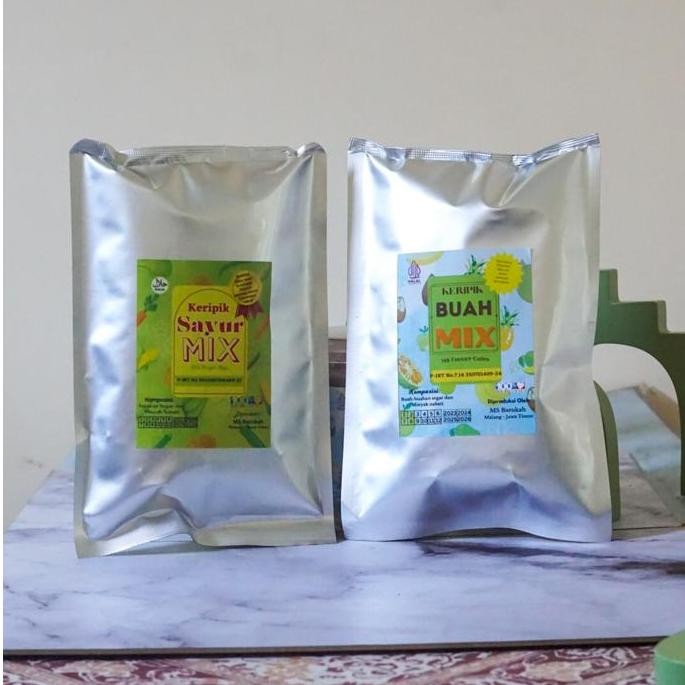 

Paket Mix Keripik 2 Pcs (Mix Buah Dan Mix Sayur Foil) | K Nangka, K Salak, K Apel, K Pisang, K Nanas, K Mangga, K Wortel, K Labu Siam, K Kentang, K Buncis, K Okra ,Kjagung Manis, K Edamame