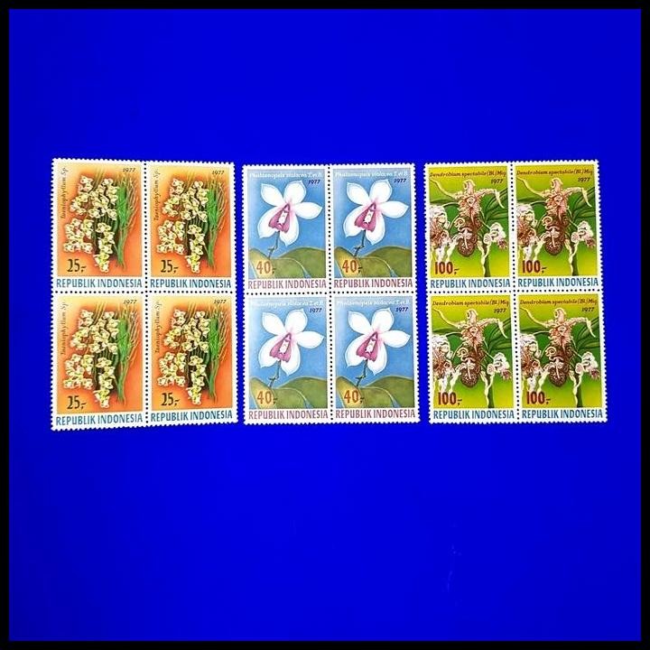 

TERBARU PRANGKO INDONESIA. BUNGA ANGGREK 1977. B-4 KONDISI LUX. KAT. 360.000,- !!!!