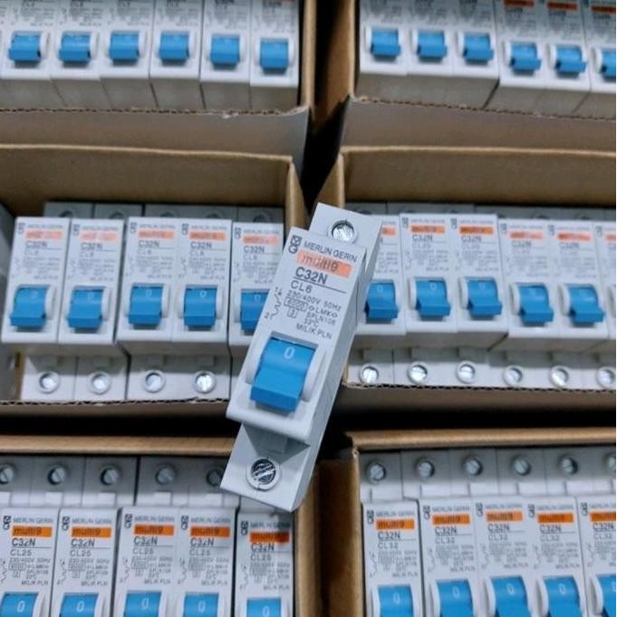 Mcb Merlin Gerin 2Amper - 32Amper 2A , 4A , 6A , 10A , 16A , 20A , 25A , 32A