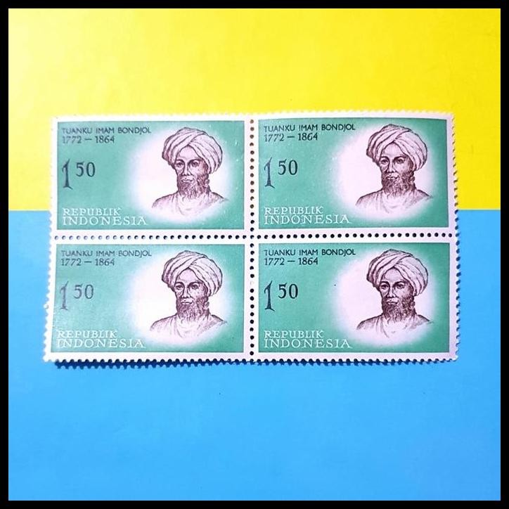 

HOT DEAL PERANGKO/PRANGKO INDONESIA 1961. TUANKU IMAM BONDJOL 1772-1864. BLOK-4 !