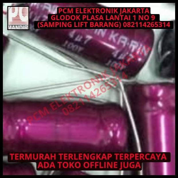 HOT DEAL KAPASITOR KA-PIN NONPOLAR BI POLAR BIPOLAR 4.7UF 47UF 4.7 47 UF 100V 