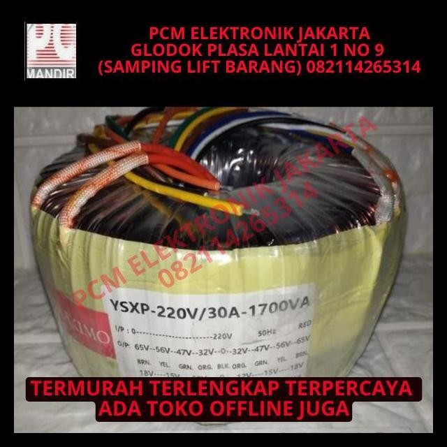 GRATIS ONGKIR TRAVO TRAFO DONAT TOROID 30A 30AMPERE 30 AMPERE 65V 65VOLT 65 VOLT CT