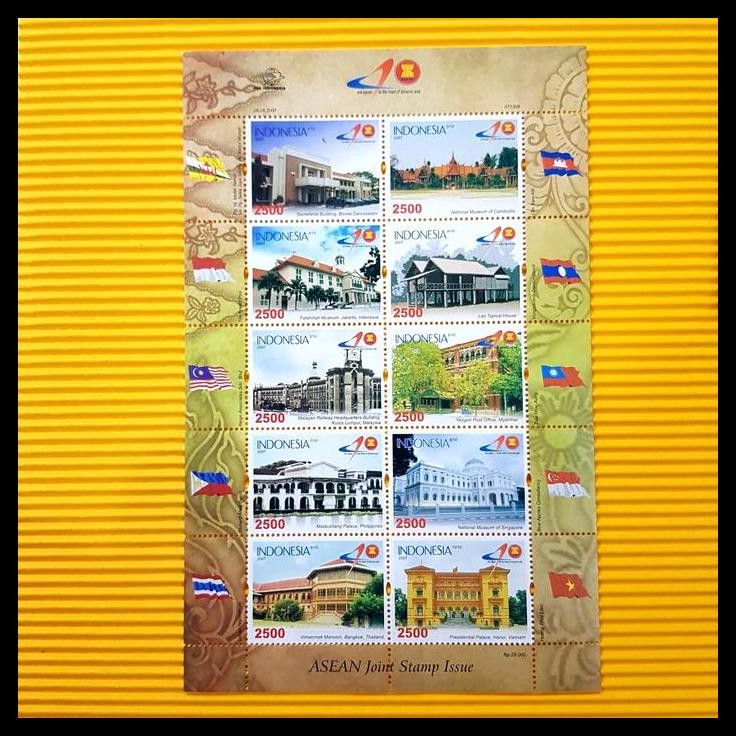 

HOT DEAL PRANGKO MS ASEAN JOINT STAMO ISSUE THE HEART OF DYNAMIC ASIA !!!!!