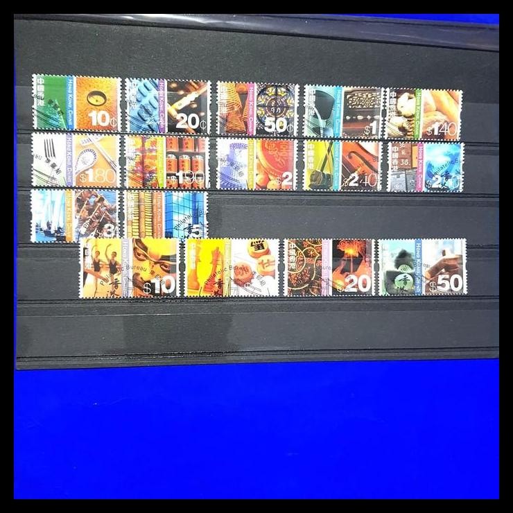 

TERMURAH PERANGKO/PRANGKO HONG KONG, CHINA. DEFINITIVE COMPLETE SET. 10C ~ $50 !!!
