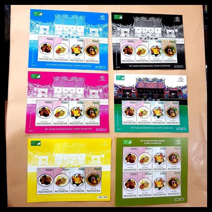 

BEST DEAL PRANGKO INDONESIA TERBARU. MAKANAN. PAMERAN TAIPEI 2023. 7 LBR MS !