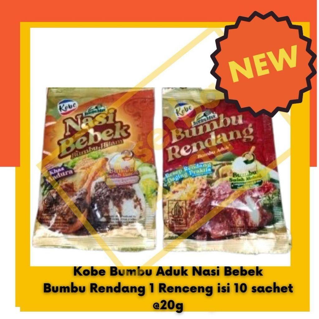 

Cri Kobe Bumbu Aduk Nasi Uduk Nasi Kuning 1 Renceng Isi 10 Sachet